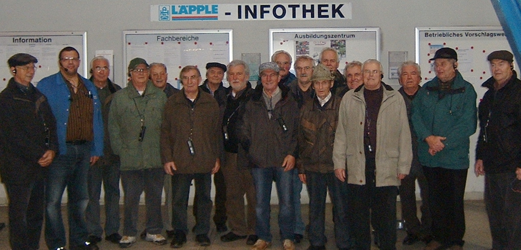 Gruppenbild der Laepplebesichtigung