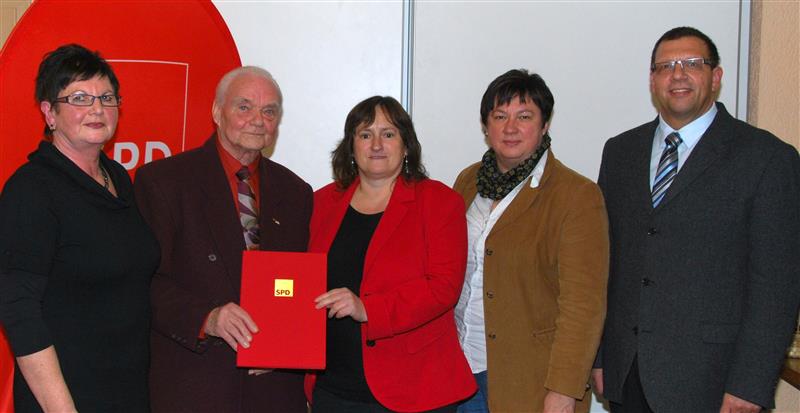 Ehrung für 60 Jahre SPD-Mitgliedschaft